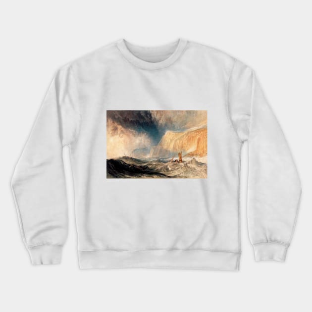 A Shipwreck off Hastings, 1825 Crewneck Sweatshirt by Art_Attack